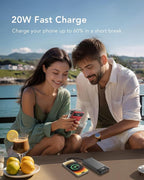 charmast 20000mAh Portable Charger with Built in Cables, 22.5W Travel Power Bank Fast Charging, USB C Cell Phone Battery Pack for iPhone 17/16/15/14/13/12 Series, iPad, Samsung, Android, Tablet - Image 7
