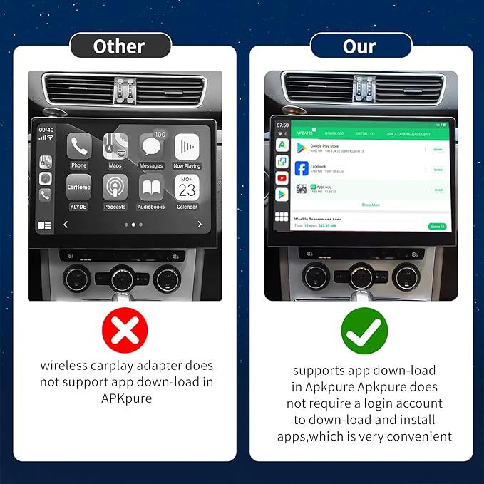 Magic Box 3.0 – 2026 Upgrade, Qualcomm Snapdragon Multi-Core, Support Netflix/YouTube/Dinsey+/Prime Video/256G TF Card etc., Streaming Video Box with Wireless CarPlay & Android Auto Adapter - Image 4
