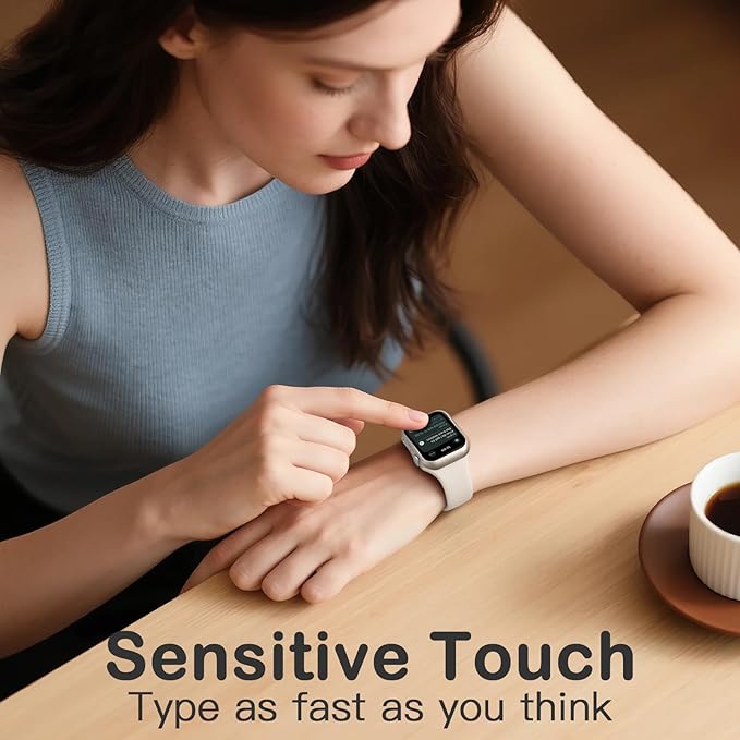 Adorve 8-Pack Privacy Case for Apple Watch SE 3 Screen Protector 40mm Series 6 5 4, Anti-Spy 9H Hardness Tempered Glass Film, Full Protective Face Covers, Slim Guard Bumper for iWatch 40mm Accessories - Image 8