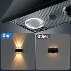 NIORSUN Solar Fence Lights,6 Pack Deck Light,Led Outdoor Lights 3000K/4500K/6000K+ RGB Up & Down Wall Lights Waterproof,Solar Powered Light for Backyard/Pool/Railing/Patio/Porch/Step Black - Image 7
