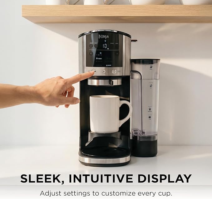 Ninja DualBrew Coffee Maker | Brew Coffee Grounds & Pods | Brew Classic, Rich, Over Ice, & Cold Brew | Brew Single-Serve Cup to Full 12-Cup Carafe | Stainless Steel | GP161 - Image 7