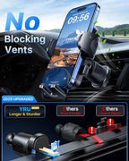 Military-Grade for Tesla Phone Mount 2026 Foldable Heavy-Duty Metal, 360° Rotatable Arm, 90LBS Safest Strongest Cert & Patent Car Holder, Extreme -40~203°F Resistant for Model 3 Y X S Cybertruck Black - Image 8