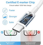 iPhone 17 16 15 Charger Fast Charging 3+3Pack Type C Charger USB C Chargers Block with 6FT Cable for iPhone Air/17/17 Plus/17 Pro/17 Pro Max/16/16 Plus/16 Pro/16 Pro Max/15/15 Pro Max/iPad Pro - Image 6
