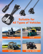 【Bundle: Vantrue F1 True 4K Motorcycle Camera + Vantrue 512GB microSD Card】 4K Motorcycle Front and Rear Camera, Parking Mode, Waterproof, Wi-Fi, Wide Angle, Enhanced Night Vision - Image 6