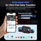 4 Channel FHD Dash Cam Front and Rear Inside, 4 Way Car Camera with Night Vision,Parking Mode,1080P Full HD Recording, Wide Angle Driving&Security Monitor for Auto,Truck,Taxi (1 Set) - Image 9