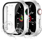 Waterproof Case for Apple Watch Series 10 Series 11 46mm Built-in Tempered Glass Screen Protector,[Slim Guard PC Bumper] [Touch Sensitive] Full Protective Face Cover Compatible iWatch Accessories by idudu