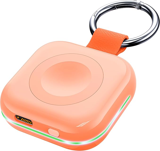 HUOTO Power Bank for Apple Watch 10,1200mAh Battery Pack Magnetic iWatch Charger Portable Travel Quick Wireless Charging with Built in Cable for Apple Watch 11/10/9/Ultra2/8/Ultra/7/6/Se/5/4/3/2/1 by HUOTO