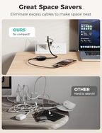 100W Retractable Car Charger 4 in 1 Travel Essentials Multi Charging Cable USB C/L Fast & Carplay for iPhone 16/15/14/13 iPad MacBook Samsung S24/S23+ Multiple Chargers for All Devices-2.95ft - Image 6