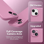 Magnetic for iPhone 15 Case, Compatible with MagSafe, [Screen Protector + Full Camera Protection], Silicone Shockproof Anti-Scratch Protective Phone Case for iPhone 15 6.1", Blackcurrant - Image 8