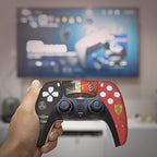 F. 1. Hamilton Merrc X Ferari Custom PS-5 Controller Wireless compatible with Play-Station 5 Console by BCB Controllers | Proudly Customized in USA with Permanent HYDRODIP (NOT JUST A SKIN)(MODDED) - Image 5