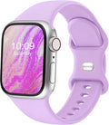 Sport Bands Compatible with Apple Watch Band Women Men 40mm 38mm 41mm 42mm 44mm 45mm 46mm 49mm ,Soft Wristband Waterproof Replacement Strap for iWatch Bands Series 11 10 9 8 7 6 5 4 3 2 1 SE Ultra Lavender by CREFORT