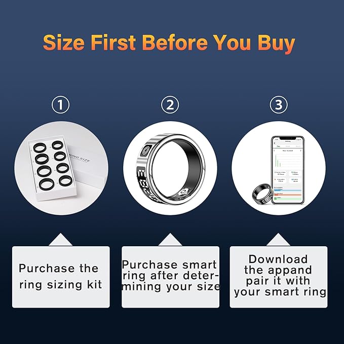 Sizing Kit Ring - Ring Sizer First Before You Buy - Ring Sizer Measuring Tool for Women Men, Choose from 8 Sizes - Sizes 6 to 13, Find The Perfect Ring Size Ring Sizer - Image 3