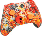 Custom Controllerzz Designer Series Custom Wireless Controller for Xbox Series X/S, Xbox One, & PC - Multiple Designs Available (Solar Flare & Red Chrome Inserts) - Image 2