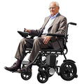 Electric Wheelchair, Foldable Wheelchair for Adults, 500W Motorized Wheelchair with 15+ Long Travel Range, All Terrain Portable Electric Wheelchair for Seniors Support 350LB by ACTFLAMEHOME