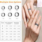 Smart Ring Health Ring - Smart Rings for Women Men, Fitness Tracker Ring with LED Display Screen, Sleep Tracker Ring Compatible with iOS/Android Activity Tracker/Heart Rate/SpO2/Sleep/Step - Image 6