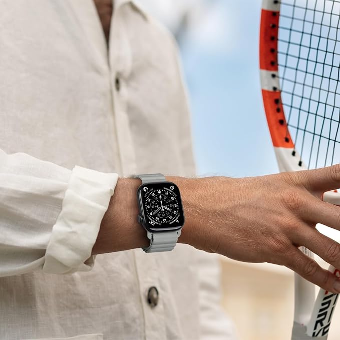 Magnetic Sport Bands for Apple Watch Band 40mm 38mm 41mm 42mm 44mm 45mm 46mm iWatch bands for Women Men,Silicone Loop Strap Wristband for Apple Watch Series 11 10 9 8 7 6 5 4 3 SE 3/2nd Ultra/3/2 49mm - Image 10