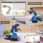 LewanSoul Robotic Arm AI Vision Voice Control for Arduino Scratch Python 6DOF Smart Robot Arm STEM Project Educational Robot & Engineering Kits, Science/Coding/Programming Set, xArmAI Standard Kit - Image 5