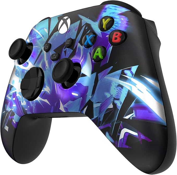 Custom Controllerzz Wireless Controller for Microsoft Xbox Series X/S & Xbox One - Custom Soft Touch Feel - Custom Series X/S Controller (X/S Graffiti) - Image 3