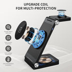 RYND 2026 Traveling Wireless Mag-Safe Fast Charging Station,Magnetic 3 in 1 Charger with Light for iPhone 16 15 14 13 12 Pro Max Plus,Apple Watch Series & Air pods 4 3 2 Pro-Gifts for Wife & Husband - Image 7