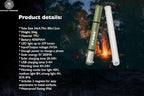 Inflatable Solar Tube Lantern – Solar and USB Rechargeable, 4 Lighting Modes, IP66 Waterproof Light Bar with Power Bank, Portable Tent Light for Outdoor Camping, Hiking and Emergency Use Indoor - Image 6