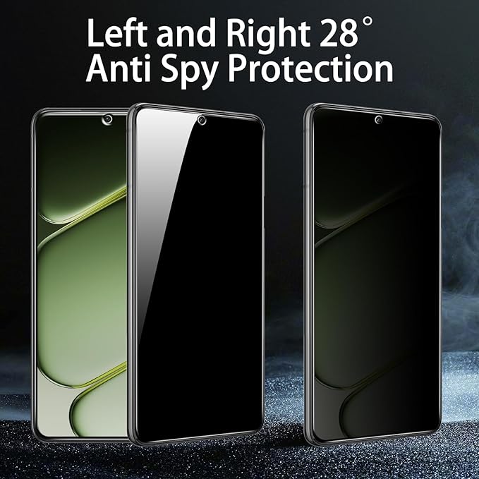 Slanku [3+3 Pack for Samsung Galaxy S22 Privacy Screen Protector and Camera Lens Protector with Installation Frame, [Anti Spy], [Private Tempered Glass], Full Coverage, Case Friendly - Image 2