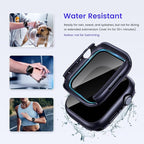 Goton Privacy Waterproof Case Compatible for Apple Watch Series 11/10 Screen Protector 42mm, Anti Spy Face Cover Back Bumper for iWatch Accessories - Image 4