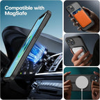 ImpactStrong Magnetic Guard Designed for iPhone 13 Case [Camera Protection] [Military Grade Drop Tested] [Compatible with MagSafe] Slim Translucent Matte Phone Case (6.1") - Black - Image 6