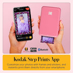 KODAK Step Instant Smartphone Photo Printer, Portable Mini Color Wireless Mobile Printer, Zink 2x3” (5.1x7.5 cm) Sticky-Back Photos, Bluetooth Compatible with iOS & Android Devices, Editing App, Pink - Image 4