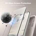 Magnetic for iPhone 17 Case, Compatible with MagSafe, [Full Camera Protection][Screen Protector] Silicone Shockproof Protective Phone Case for iPhone 17 6.3", Stone - Image 4