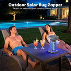 OnBeam Solar Bug Zapper Outdoor, Mosquito Zapper Outdoor Waterproof Electric Fly Zapper Rechargeable Mosquito Killer with Solar Panel, 4200V Fly Trap Indoor for Home Backyard, Patio, Garden, Camping - Image 8