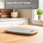 Greater Goods Food Scale - Digital Kitchen Scale, 1g Precision, Easy-Tare & Quick Conversion, Slim Compact Design, Durable & Portable | Ideal for Cooking, Baking & Meal Prep - Image 6