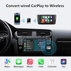 gozahad Wireless CarPlay Adapter for iPhone (iOS 10+) - 2026 Upgraded 5.8GHz Dongle for Factory Wired CarPlay Cars | Converts Wired to Wireless Instantly | Plug & Play, Low Latency, Auto-Connect - Image 2