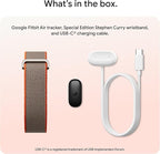 Google Fitbit Air - Special Edition Stephen Curry - Rye with Small Obsidian Active Band Bundle - Image 12