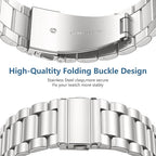 Lerobo Compatible with Apple Watch Band 44mm 42mm 40mm 38mm 41mm 45mm 46m 49mm, Solid Stainless Steel Metal Band with 2 Pack Protective Cover Case for iWtach Series 11 10 9 8 7 6 5 4 3 SE Ultra Men Women - Image 8