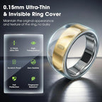Ultra-Thin Clear Cover for Oura Ring Gen 4/4 Ceramic/Gen 3, Invisible Anti-Scratch Protective Film, Slim Smart Ring Protector Skin Accessories for Men Women (10Pack, Size 6/7/8) - Image 2