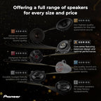 PIONEER A-Series Standard TS-A6881F 6” x 8” 4-Way Speakers (Pair) – 350W Max, Balanced Sound + Smooth Treble, Enhanced Bass, Great Stock Replacement - Image 7
