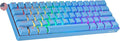 Geeky GK61 SE 60% | Mechanical Gaming Keyboard | 61 Keys Multi Color RGB LED Backlit for PC/Mac Gamer | ANSI US American Layout (Blue, Mechanical Speed Yellow) by Geeky