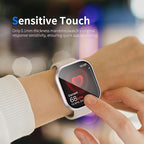 6 Pack Case with Tempered Glass Screen Protector for Apple Watch Series 11(2025) Series 10 46mm(2024), Hard PC Ultra-Thin Scratch Resistant Protective Face Cover for iWatch Series 10 11 46mm - Image 4