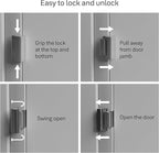 Master Lock Reinforcing Door Blocker for Entry Locations, Incremental Door Security, Child Proof Stopper for Toddler Safety - Image 5