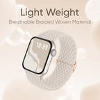 Braided Stretchy Solo Loop Compatible for Apple Watch Band 38mm 40mm 41mm 42mm 44mm 45mm 46mm 49mm for Women Men, Nylon Elastic Straps Wristbands for iWatch Series 11/10 9 8 7 6 5 4 3 SE/Ultra 3 2 1 - Image 4