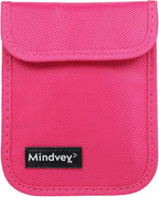 Faraday Bags for Car Key Fobs, Credit Cards, Smart Watches/Data Privacy, Electronic Device Security, Anti-Hacking Card Protection 5G RF & RFID Shielding (1, Pink) by Mindvey