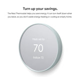 Google Nest Thermostat - Smart Thermostat for Home - Programmable Wifi Thermostat - Fog - Image 2