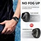 Suoman 3-Pack for Apple Watch 41mm Privacy Screen Protector Case, [Anti-Peeping] Ultra-Thin Tempered Glass Protective Cover - Image 7