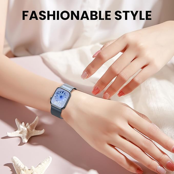 Original Metal Milanese Loop Compatible with Apple Watch Band 38mm 40mm 41mm 42mm 44mm 45mm 49mm for Women Men, Magnetic Stainless Steel for iWatch Se Ultra Series 11 10 9 8 7 6 5 4 3 2 1 - Image 8