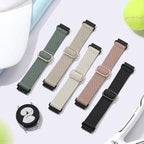 Lerobo 5 Pack Stretchy Bands Compatible with Samsung Galaxy Watch 7 6 5 4 FE Band 40mm 44mm 45mm/Watch 6 4 Classic 4 42mm 46mm 43mm 47mm/Active 2,20mm Soft Nylon Solo Loop Band Elastic Strap - Image 6