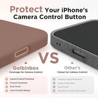 GolbinBox Magnetic for iPhone 16 Pro Case, Compatible with MagSafe, [Soft Anti-Scratch Microfiber Lining], Liquid Silicone Shockproof Protective Phone Case for iPhone 16 Pro 6.3", Brown - Image 7