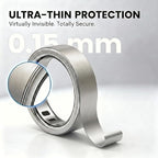 16 Pack for Oura Ring Gen 4/4 Ceramic/Gen 3 Skin Cover, Scratch-Resistant Stays in Place Protective Film for Oura Ring 4 Cover - Silver (Size 5/6/7/8) - Image 3