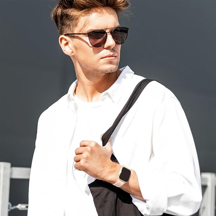 Sport Bands Compatible with Apple Watch 42mm 44mm 45mm 46mm 41mm 38mm 40mm 49mm for Women Men, Soft Silicone Strap for iWatch Wristband Series Ultra SE 11 10 9 8 7 6 5 4 3 2 1 - Image 7