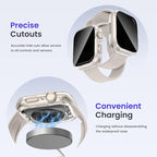Goton Privacy Waterproof Case Compatible for Apple Watch Series 11/10 Screen Protector 42mm, Anti Spy Face Cover Back Bumper for iWatch Accessories - Image 6