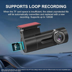 WiFi Dash Cam - Mini Dash Cam with Application Suitable for Car 1080P 140 ° Wide-Angle 24-Hour Parking Mode Car Camera Supports Up to 128GB - Image 6
